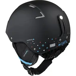 Шолом Cairn Android Graphic Junior 51-53 Чорний-Блакитний - мініатюра 2