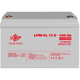 Джерело безперебійного живлення [ДБЖ] LogicPower W1500 + 2 x LPM-GL батарея 12V - 100Ah [19801] [110356] - мініатюра 7
