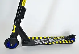Трюковий двоколісний самокат Scale Sports Tornado на підшипниках Abec-9 (Синій) - мініатюра 7