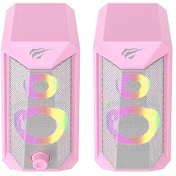 Колонки ігрові Havit HV-SK202 USB 2.0 pink (HV-SK202) - мініатюра 3