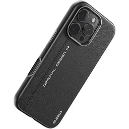 Чохол Blueo Leather with MagSafe для Apple iPhone 16 Pro Max Black (B52-I16PMBLK) [115141] - мініатюра 3