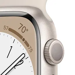 Apple Watch Series 8 GPS, 41mm, Starlight, Starlight Sport Band (Grade Q) Seller Refurbished - мініатюра 3