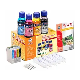 Комплект перезаправних картриджів WWM Epson C67/87/CX3700/4100/4700 (RC.T063)