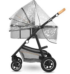 Універсальна коляска 2 в 1 Lionelo Amber 2 Grey Stone, світло-сіра (LO-AMBER GREY STONE (2in1)) - мініатюра 8