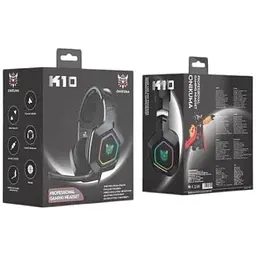 Ігрові навушники з підсвічуванням Onikuma K10 Gaming with LED чорні - мініатюра 2