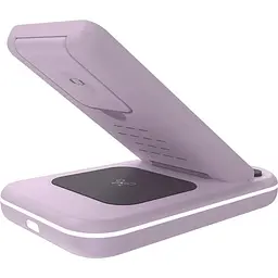 Зарядний пристрій Canyon WS-304 3 в 1 QI Iced Pink (CNS-WCS304IP) - мініатюра 6