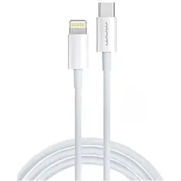 Кабель WUW-X181 Type-C to Lightning PD 20W білий
