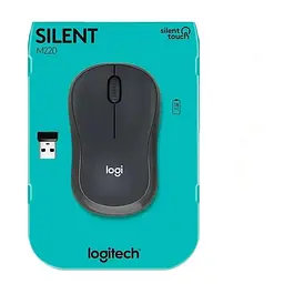 Миша бездротова Logitech M220 Silent Wireless Black (910-004878) - мініатюра 5