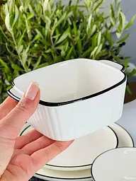 Салатник з ручками 15x12x5.5 см Вінтажний 450 мл - мініатюра 2