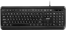 Клавіатура мембранна KS120 104key, USB-A, EN/UK, White LED, чорний 2E teh0013850