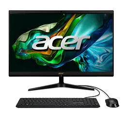 Комп'ютер персональний моноблок Acer Aspire C24-1800 23.8' FHD Intel i3-1305U 16GB F512GB UMA WiFi кл+м без ОС чорний (DQ.BLFME.00L)