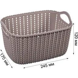 Кошик Stars Plast какао 5 л (94259/как) - мініатюра 3