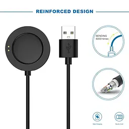Зарядний пристрій Tamister для смартгодинника Xiaomi Watch 2 Pro, S2, S3, H1 Black - мініатюра 4