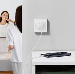 Мережевий зарядний пристрій Baseus GaN5 Fast Charger (mini) 1C 30 W EU Cable Type-C to Type-C 1m P10110902213-00 - мініатюра 5