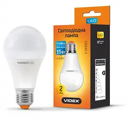 LED лампа VIDEX A65e 15W E27 4100K (холодний) 220V VL-A65e-15274
