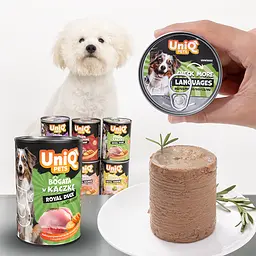 Консерви для собак UNIQ PETS DOG WET FOOD ROYAL DUCK з качкою, 375 г - мініатюра 2