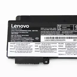 Акумулятор для ноутбука Lenovo ThinkPad T460s T470s (01AV405 01AV406 01AV408 11.4V 26Wh 2130 mAh) - мініатюра 2