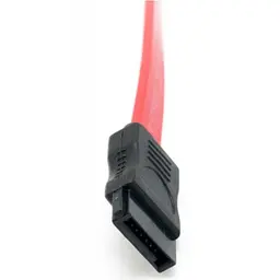 Кабель для передачі даних SATA Right Angle Signal 7 Pin - 7 Pin 0.3 м Extradigital (KBV1742) - мініатюра 2