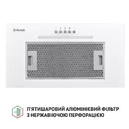 Витяжка повновбудована Perfelli BI 5256 WH 700 LED - мініатюра 5