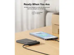 Зовнішній акумулятор (Power Bank) Belkin BoostCharge Slim 5000mAh with Kickstand Black (BPD011HQBK) - мініатюра 12