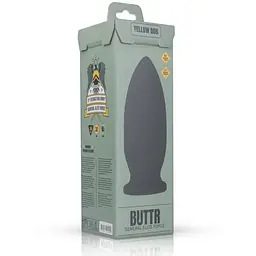 Анальна пробка Buttr General Elite Force Yellow Dog 25 см (чорний) - мініатюра 6