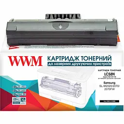 Картридж тон. WWM для Samsung SL-M2020/2070/2070FW аналог MLT-D111S Black ( 1000 ст.) (LC58N) - мініатюра 1