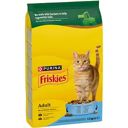 Сухий корм для котів Friskies з лососем та овочами 1.5 кг - мініатюра 2