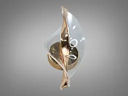 Бра настінне LED Diasha F3851-1, 6W, 330lm, 220V, золото, акрил, метал, сучасний стиль для дому - мініатюра 6