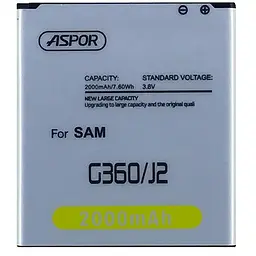 Акумулятор Aspor Premium EB-BG360CBE для Samsung G360/J200