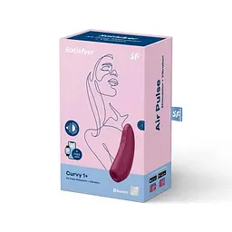 Ваакумний стимулятор клітора Satisfyer Curvy 1+ червоний - мініатюра 7
