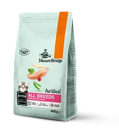 Сухий корм для кошенят Nature Bridge Herbal супер - преміум 400г