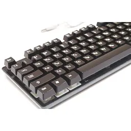 Клавіатура з кольоровою підсвіткою USB UKC HK-6300 для ПК - мініатюра 3