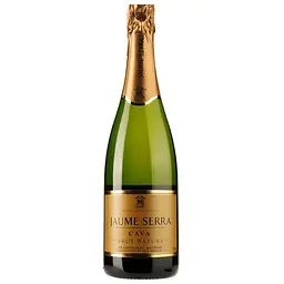 Набір вино ігристе Jaume Serra Cava Brut Nature, біле брют натюр 0.75 л + вино ігристе Jaume Serra Cava Brut Nature, біле брют натюр 0.2 л - мініатюра 2