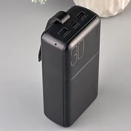 Зовнішній акумулятор XO PR199 30000mAh 22.5W Black [123250] - мініатюра 3