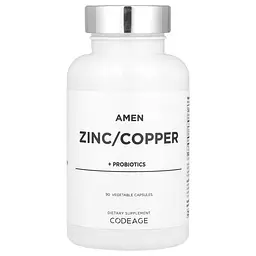 Цинк Amen Zinc/Copper + Probiotics 90 Capsules Codeage vit0004743