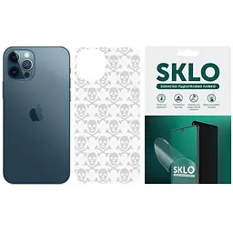 Захисна плівка SKLO Back (тил) Transp. для Apple iPhone 13 mini (5.4) Прозорий / Черепи