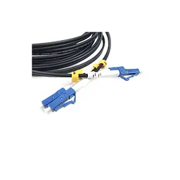 Оптичний патчкорд LC/UPC-LC/UPC, Multimode (50/125, OM3), LSZH, Duplex, black, 5m Eserver (ES-LC-LC/UPC-5-MM-D) - мініатюра 4
