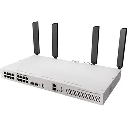 Комутатор MikroTik CRS418-8P-8G-2S+5axQ2axQ-RM, 17xGig Eth ports (8 with 802.3af/at PoE-out support) (CRS418-8P-8G-2S+5axQ2axQ-) - мініатюра 3