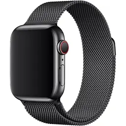 Ремінець DK CDK для Apple Watch 40mm (Series 4 / 5 / 6 / SE1 / SE2) Метал Milanese Loop (05526) (black)