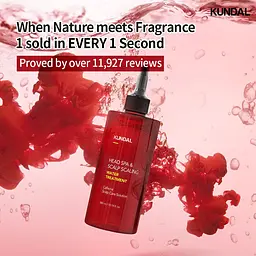 Єсенція для шкіри голови Kundal Caffeine Head Spa & Scalp Care Water Treatment Herb Mint від випадіння волосся лікуюча 300 мл - мініатюра 5