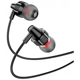 Навушники Hoco M90 Delight wired digital earphone with microphone 3.5 мм червоні 6931474759375 - мініатюра 6