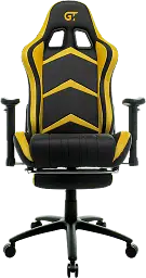 Геймерське крісло GT Racer чорне з жовтим (X-2534-F Black/Yellow) - мініатюра 2