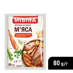 Приправа Мівіна зі смаком м'яса, 80 г (766263) - мініатюра 4