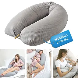 Подушка для вагітних та годування Papaella з ґудзиком 30х190 см (8-31484*001) - мініатюра 11