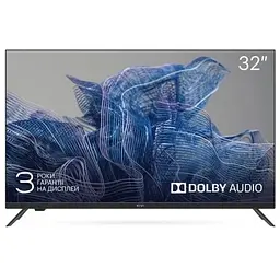 Телевізор 32" 32H550NB, Black, 1366x768 (LED, MVA, 60 Гц) KIVI teh0019709