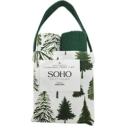 Набір рушників Soho Christmas бавовна 100% 40х60 см 2 шт. (BS 45564C)