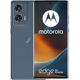 Смартфон Motorola Edge 50 Fusion, синій, 6.7" (2400x1080, 144 Гц, P-OLED), Qualcomm Snapdragon 7s Gen 2 (8 ядер), Adreno 710, 8Gb