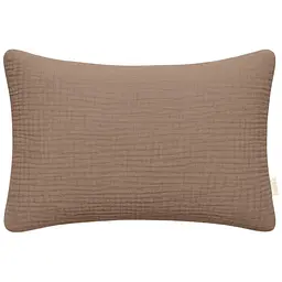 Наволочка Cosas Brown муслінова 40х60 см коричнева (019Muslin_Brown_40x60)