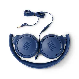 Навушники з мікрофоном JBL T500 JBLT500BLU BLUE - мініатюра 7