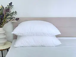 Подушка Ecotton 50х70 см Ecofill Line антиалергенна з біопухом біла White (24695) - мініатюра 3